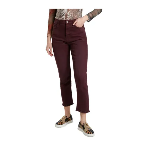 Desigual , Tiber Mom Jeans Autumn/Winter Collection ,Red female, Sizes: