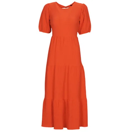Desigual  VEST_WEND  women's Long Dress in Orange