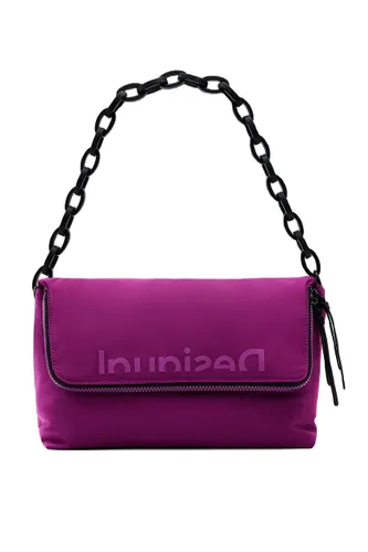 Desigual Women's Bag_logout_Venecia Maxi 3017 Purple Logo