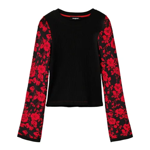 Desigual , Women's Nairobi Cotton Sweater ,Black female, Sizes: