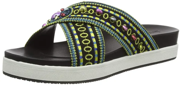 Desigual Women's Shoes NILO Beads Platform Sandals