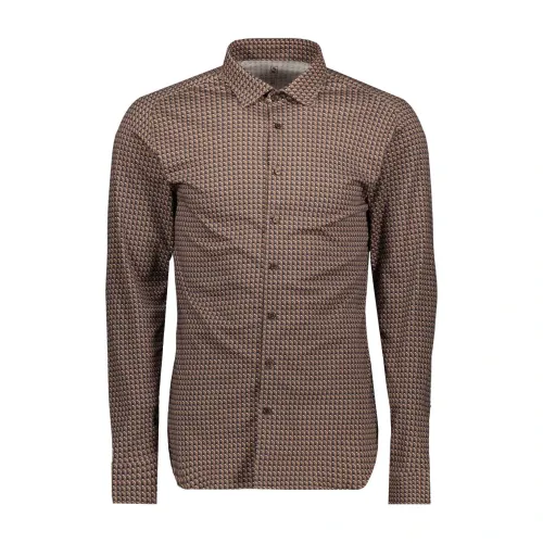 Desoto , Brown Long Sleeve Shirts ,Brown male, Sizes: