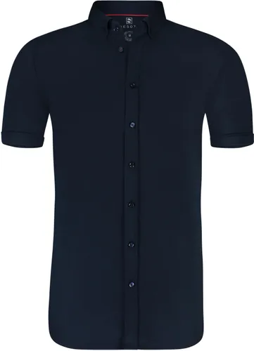 Desoto Shirt Short Sleeve Navy 057 Dark Blue Blue
