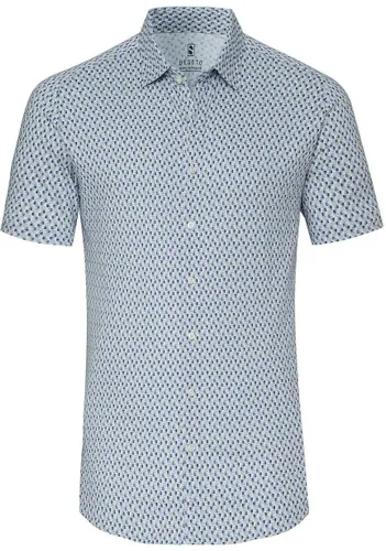 Desoto Short Sleeve Jersey Shirt Print  Light blue Blue