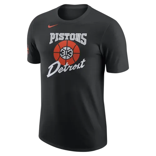 Detroit Pistons City Edition Men's Nike NBA T-Shirt - Black - Cotton