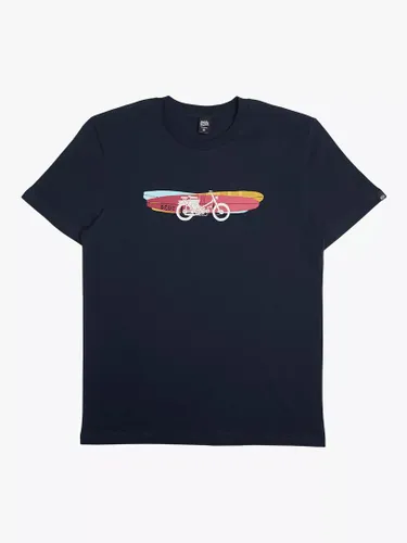 Deus ex Machina Seasider Classic Print T-Shirt, Navy - Navy - Male