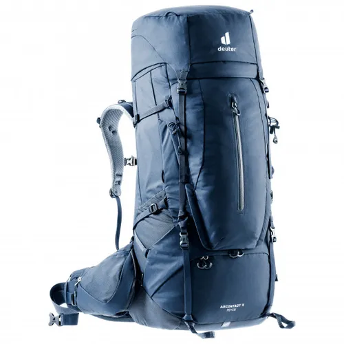 Deuter - Aircontact X 70+15 - Walking backpack size 70+15 l, blue
