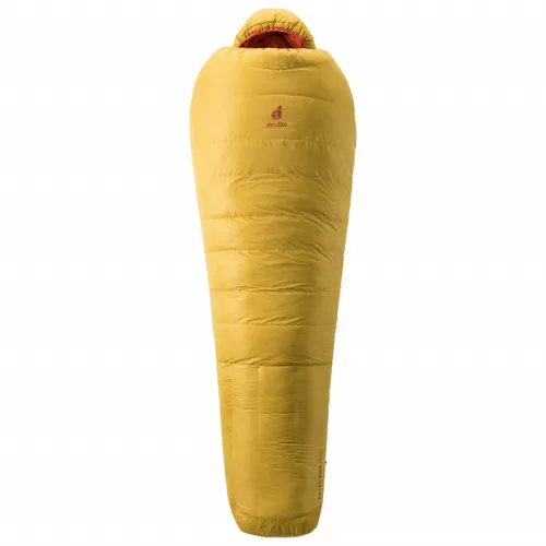 Deuter - Astro Pro 1000 - Down sleeping bag size 204 x 70 x 48 cm, turmeric /red