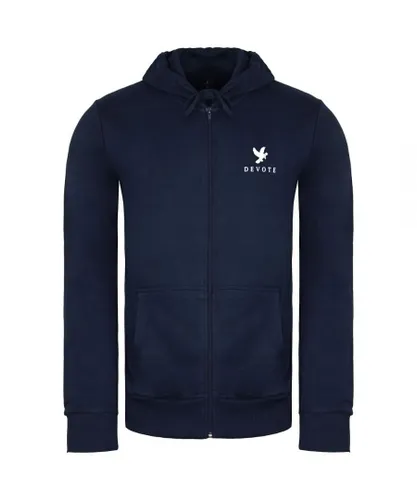 Devote London Pacey Mens Navy/White Track Jacket