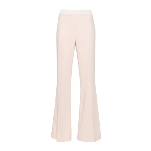 D.Exterior , Pink High Waist Flared Trousers ,Pink female, Sizes: