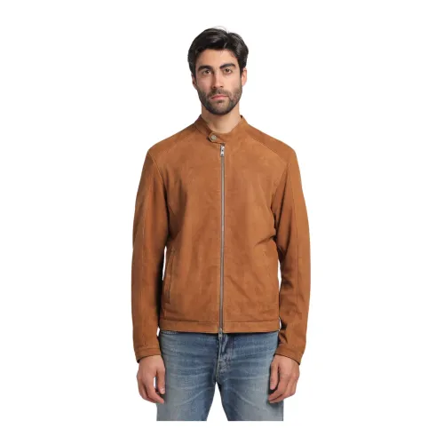Dfour , Light Jackets ,Brown male, Sizes: