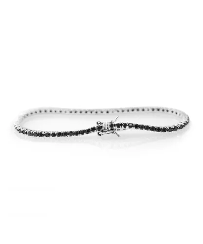 Diadema Womens - Bracelet - Diamond River - Love Jewelry Collection Silver Sterling - One Size