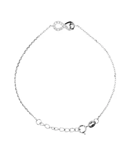 Diadema Womens - Bracelet Infini - Love Jewelry Collection - Grey - One Size