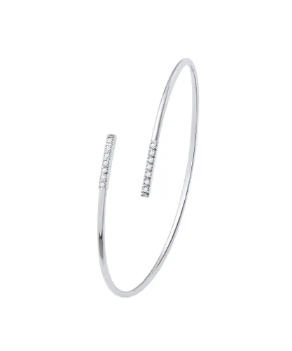 Diadema Womens - Bracelet - Prestige Jewelery - Diamonds - White Gold - One Size
