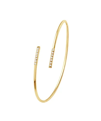 Diadema Womens - Bracelet - Prestige Jewelery - Diamonds - Yellow Gold - White - One Size