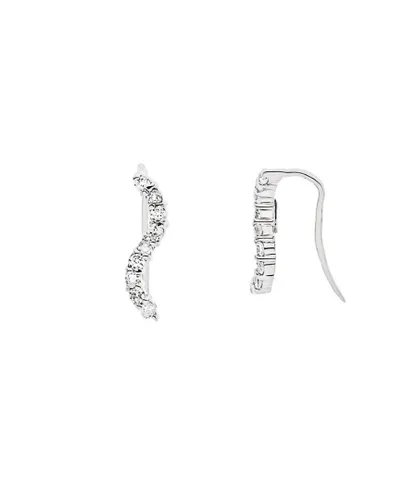 Diadema Womens - Earrings  Love Jewelry Collection Silver Sterling - One Size