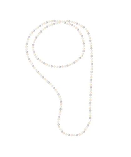 Diadema Womens - Necklace - OPERA Real Freshwater Pearls - Multicolour - One Size