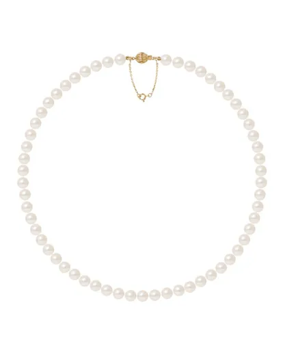 Diadema Womens - Necklace - Real Japanese Akoya Cultured Pearl - White - One Size