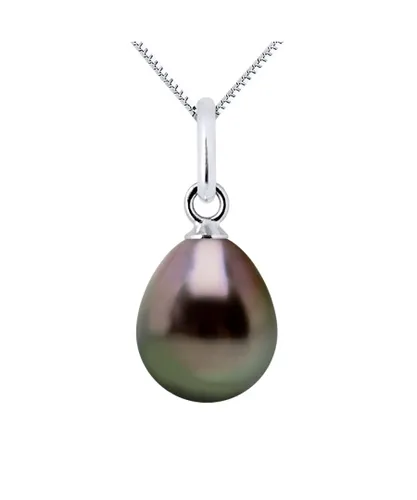 Diadema Womens - Pendant - White Gold and Tahitian Pearl - Natural - One Size