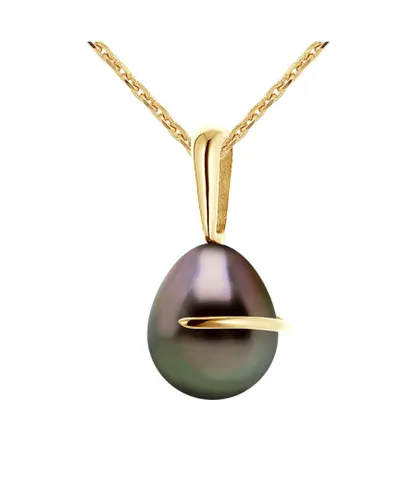 Diadema Womens - Pendant - Yellow Gold and Tahitian Pearl - Natural - One Size