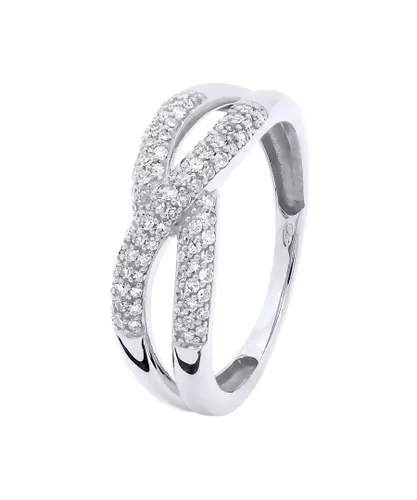 Diadema Womens - Ring - Prestige Diamonds - White Gold - Size N