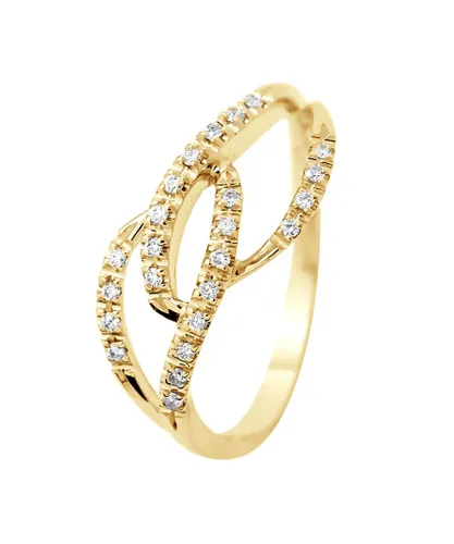 Diadema Womens - Ring - Prestige Jewelery - Diamonds - Yellow Gold - White - Size N