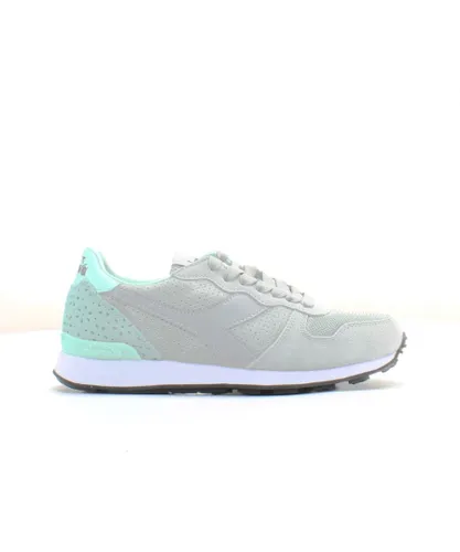 Diadora Camaro Fancy Womens Grey Trainers Leather (archived)