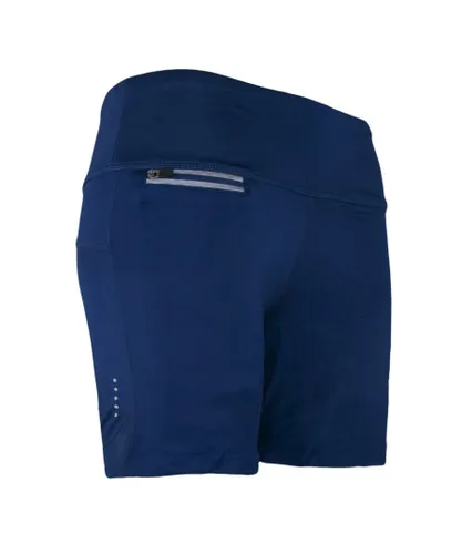 Diadora Dia Dry Womens Navy Shorts - Blue Textile