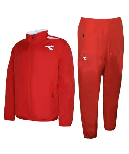 Diadora DiadoraRed Fitness Joggers - Mens - Red Textile