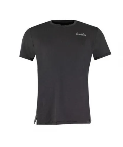 Diadora Easy Tennis Mens Black T-Shirt