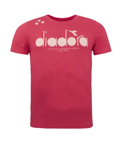 Diadora Geranium Womens Red T-Shirt