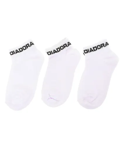 Diadora Girls Pack-3 High Top Sports Socks D1500 girl - White