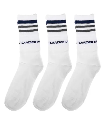 Diadora Pack-3 High Top Sports Socks D9090 unisex - White
