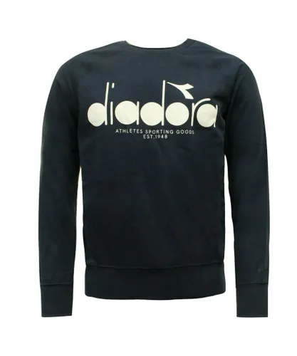 Diadora Sportswear Mens Navy Sweater Textile