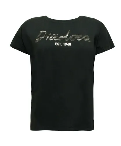 Diadora Sportswear Womens Black T-Shirt