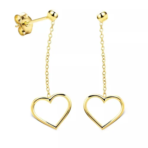 DIAMADA Earrings - 9KT Earring - gold - Earrings for ladies