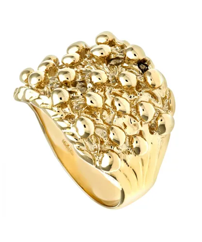 Diamant L'Eternel 9ct Yellow Gold Mens Keeper Ring - Size U
