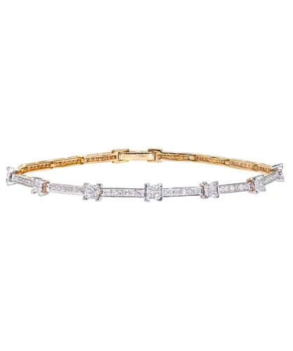 Diamant L'Eternel Womens 9ct Yellow Gold Diamond Ladies Bracelet - One Size