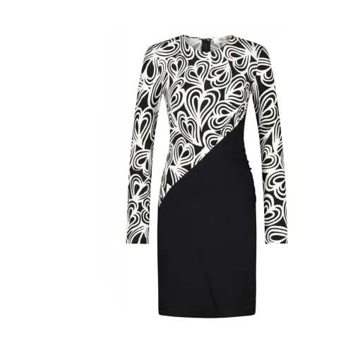 Diane Von Furstenberg , Malena Print Dress ,Black female, Sizes: