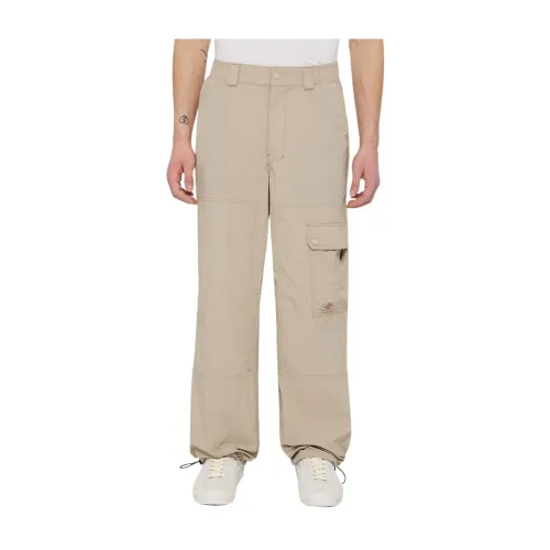 Dickies , Breathable Nylon Cargo Pants ,Beige male, Sizes: