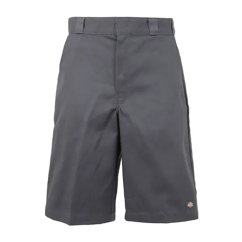 Dickies , Charcoal Grey Multi Pocket Shorts ,Gray male, Sizes: