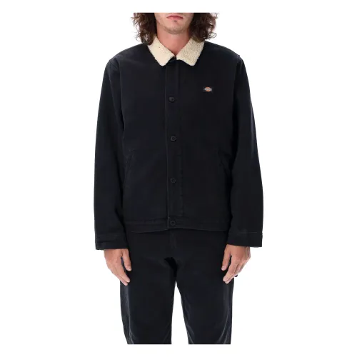 Dickies , Classic Black Deck Jacket for Men ,Black male, Sizes: