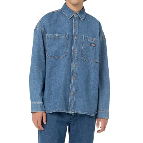 Dickies , Dickies Shirts ,Blue male, Sizes: