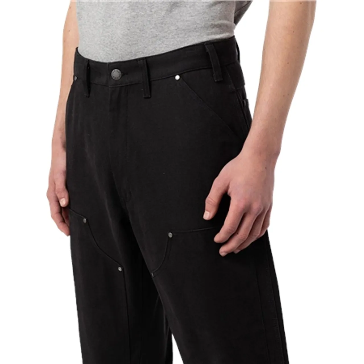Dickies Duck Canvas Utility Trousers - Stone Washed Black