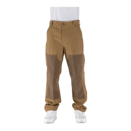 Dickies , Lucas Waxed Double Pants ,Brown male, Sizes: