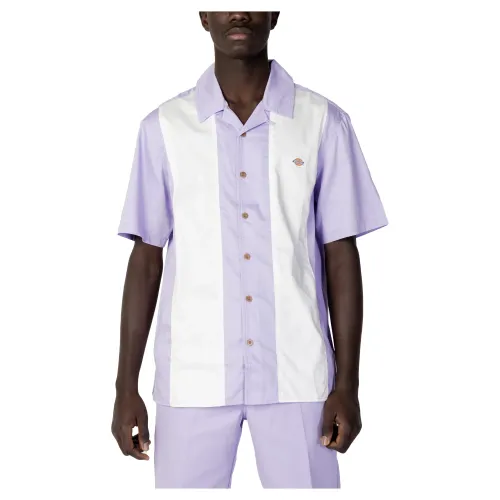 Dickies , Men`s Short Sleeve Shirt - Westover SS Dk0A4Y7M ,Purple male, Sizes: