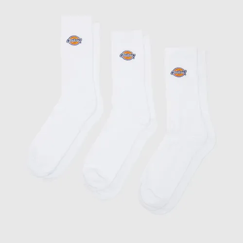 Dickies White Valley Grove Socks 3 Pack