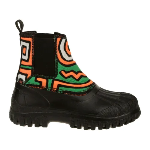 Diemme , Patterned Ankle Boots ,Green female, Sizes: