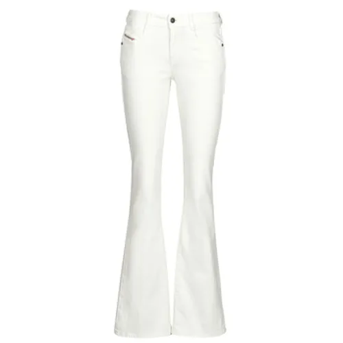 Diesel  1969 D-EBBEY  women's Bootcut Jeans in White