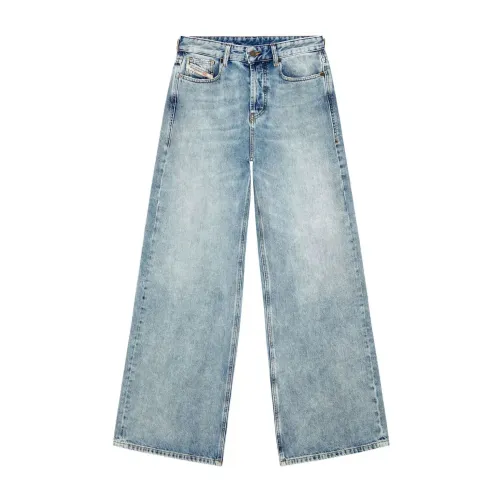 Diesel , `1996 D-Sire` 5-Pocket Wide Leg Jeans ,Blue female, Sizes:
